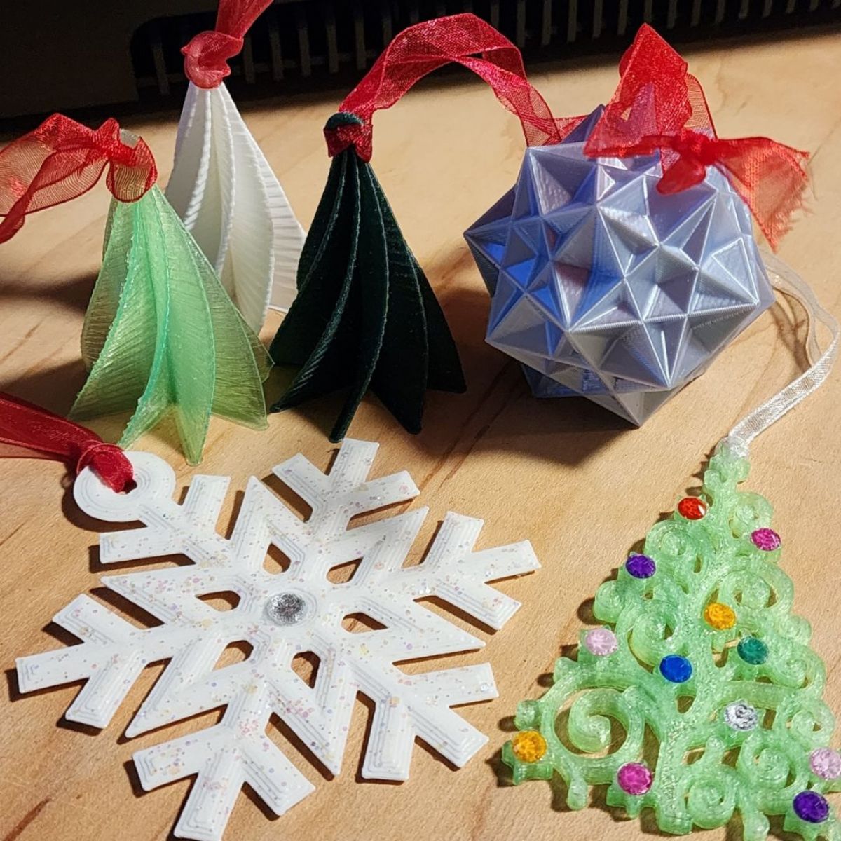 3D Printed Holiday Ornaments