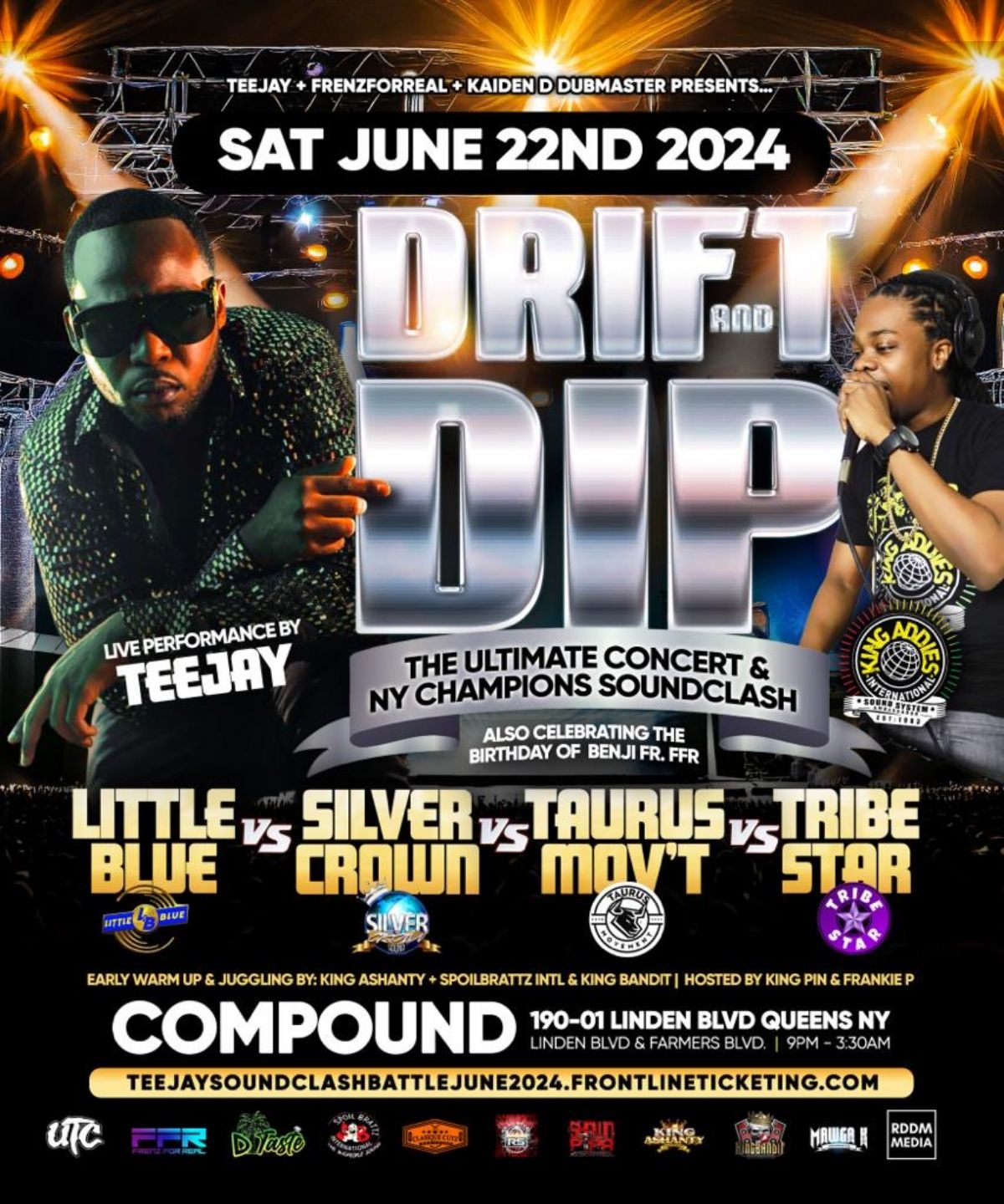 Drift and Dip Event Poster