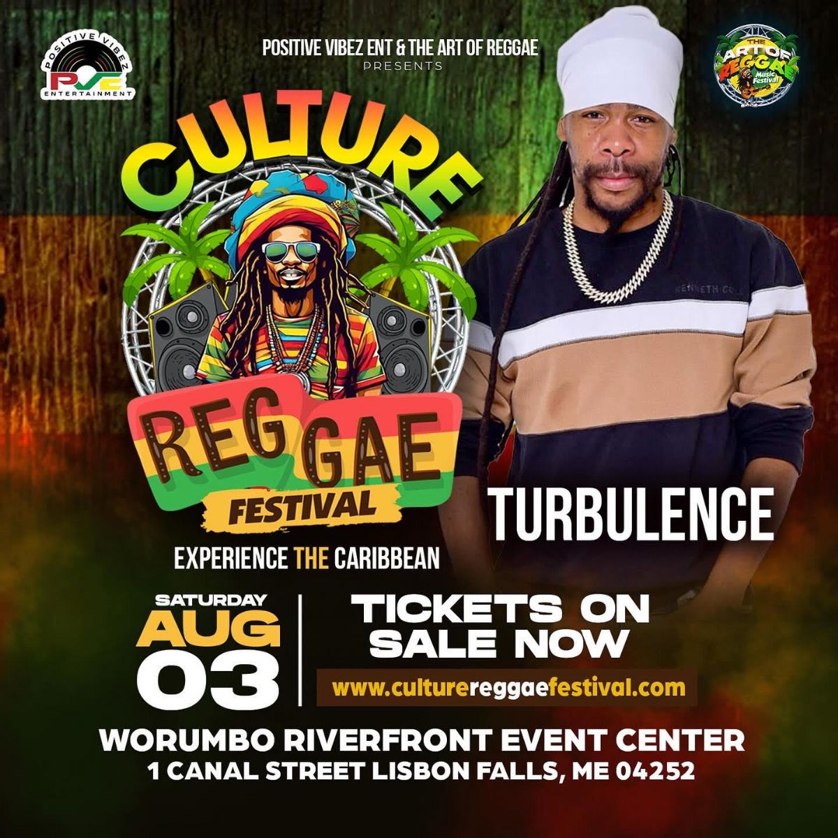 Culture Reggae Festival Event Poster