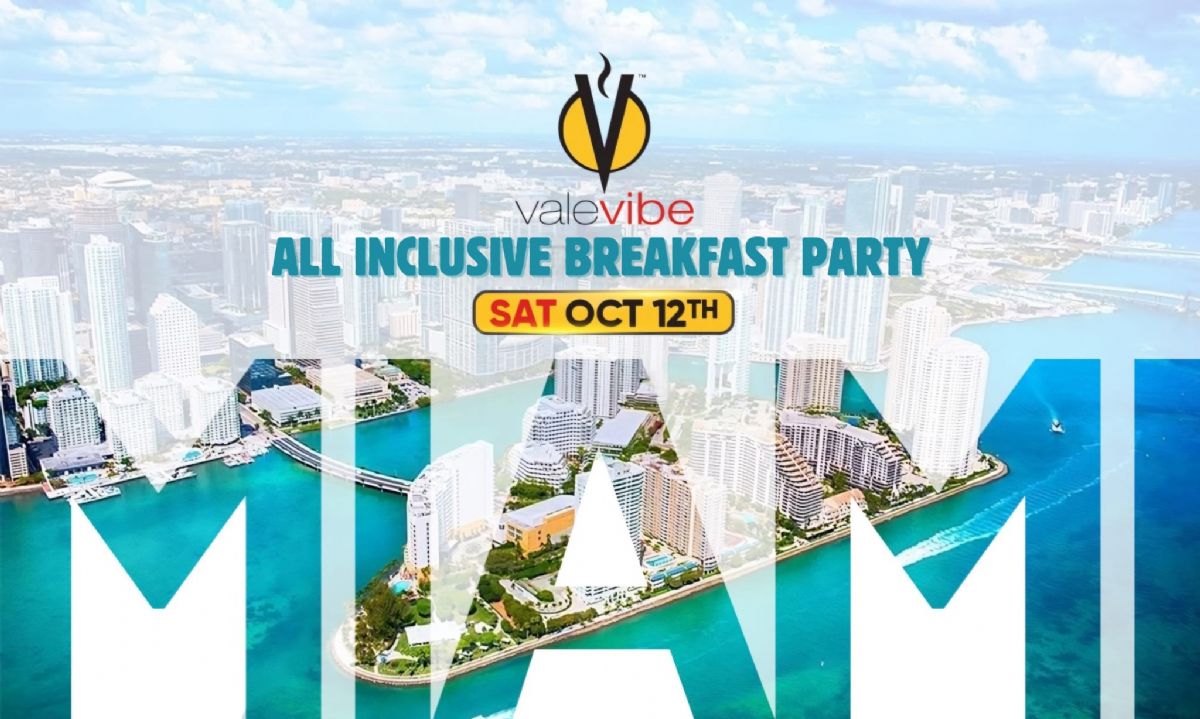 Vale Vibe Miami Event Poster