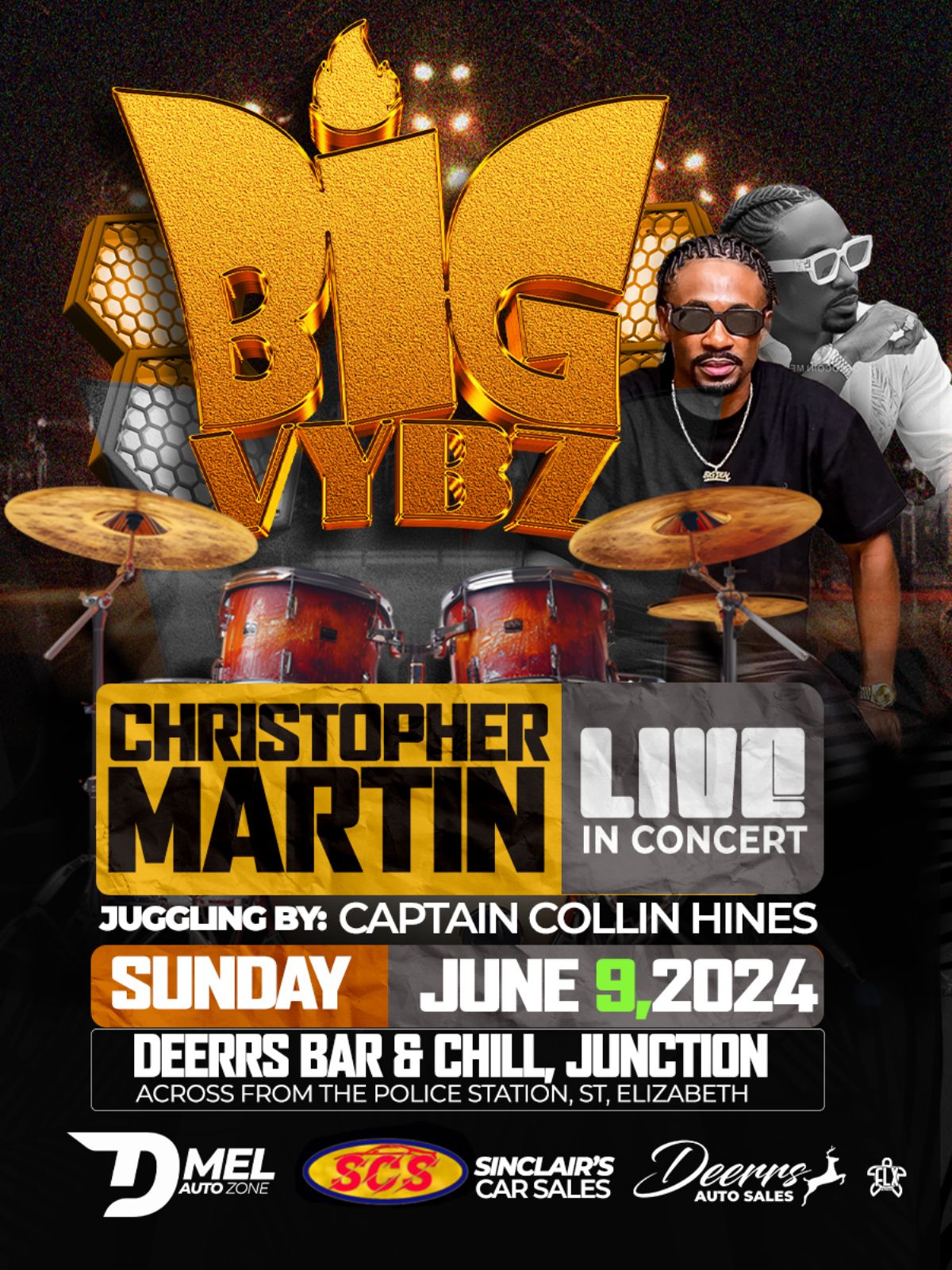 Big Vybz - Christopher Martin In Concert Event Poster