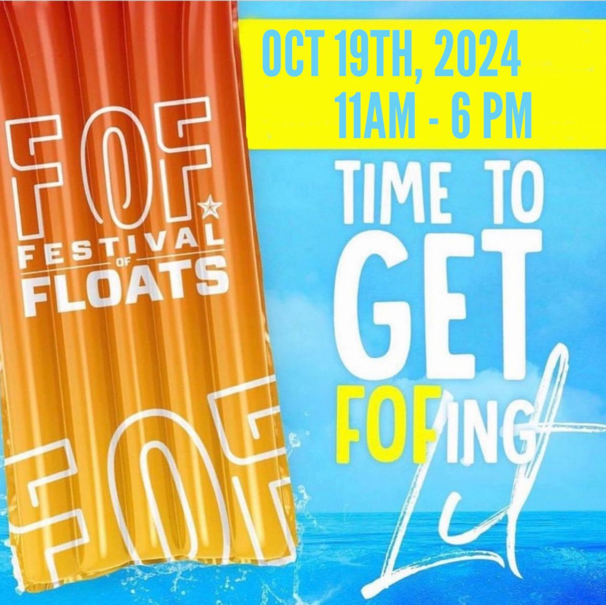 Festival Of Floats Event Poster