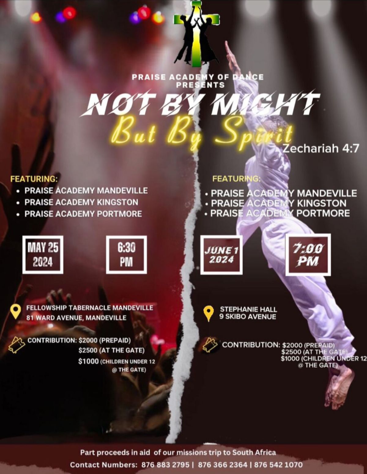 Not By Might But By Spirit Event Poster