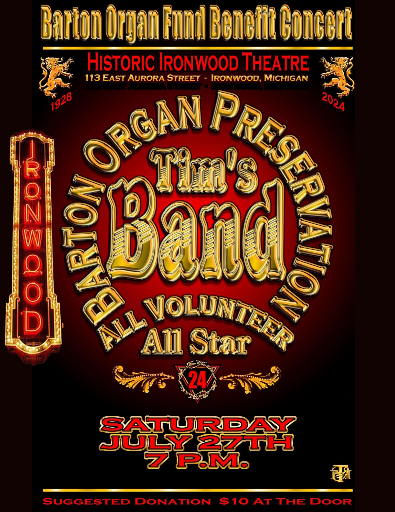 Tim Mesun & His All Star Band - Barton Organ Benefit 