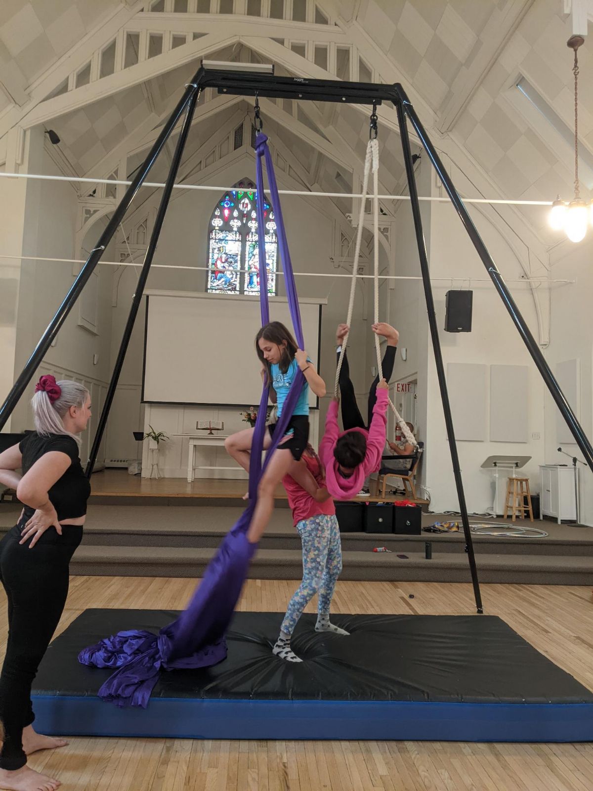 Baxter Field Trip: Aerial Arts for Ages 6 - 14 with NorthFIRE Circus at St. Andrews, Picton