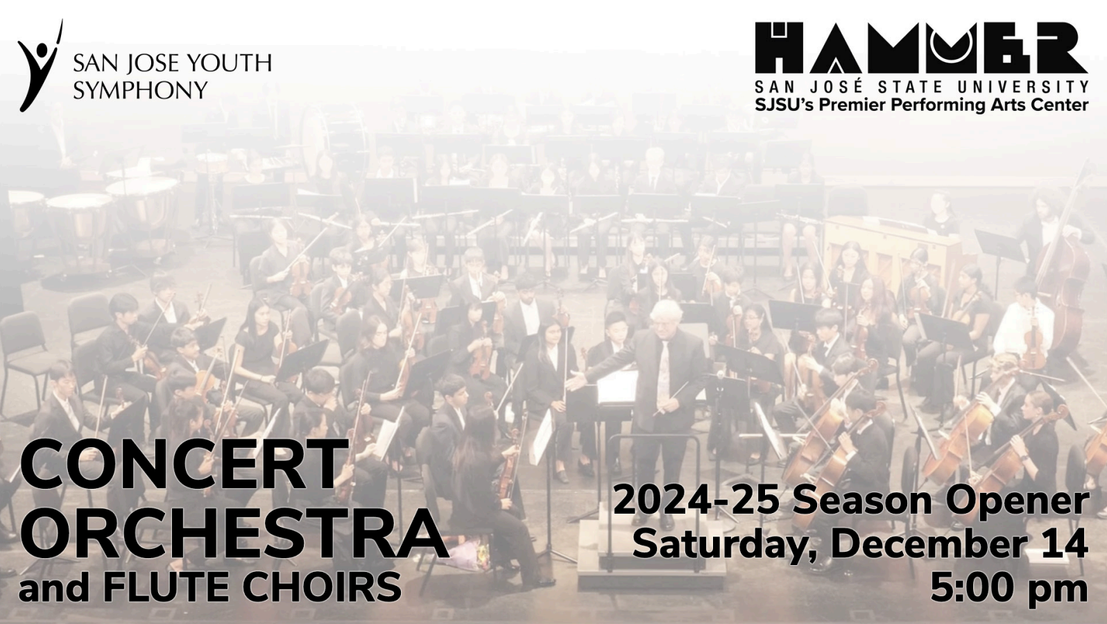  San Jose Youth Symphony presents SJYS Flute Choirs & Concert Orchestra`s First Concert!