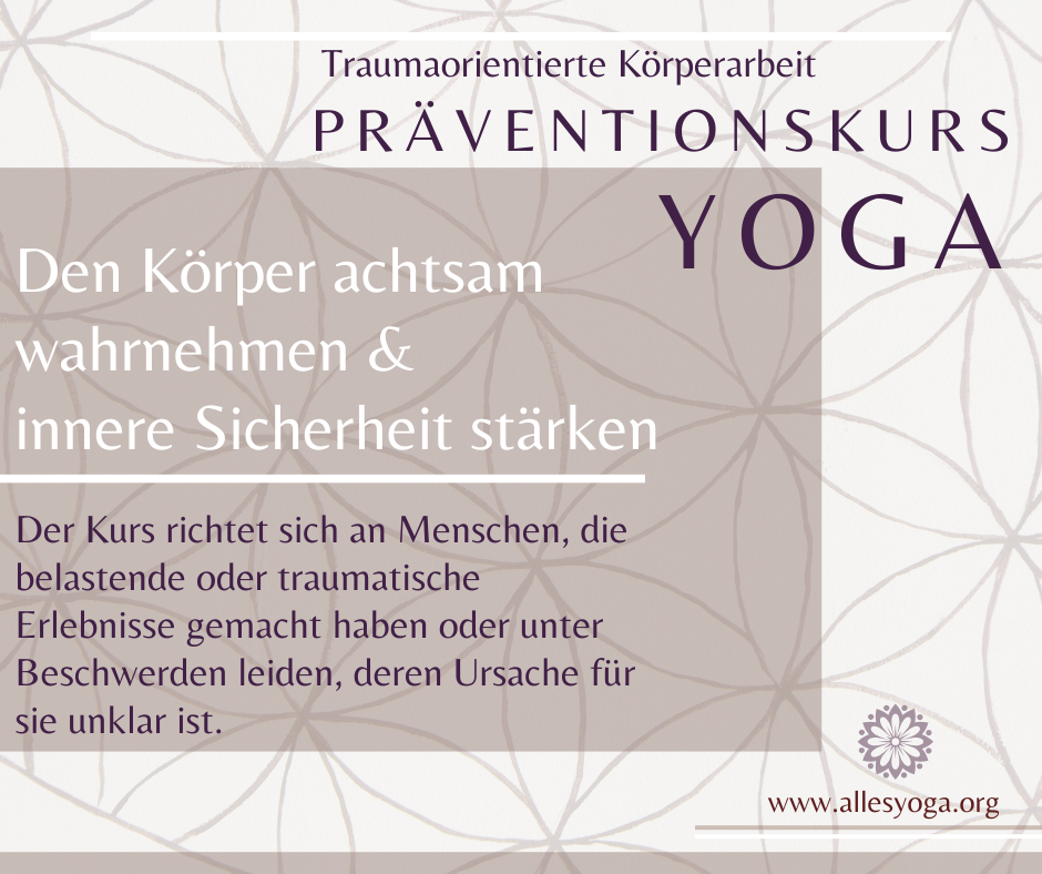 Traumaorientierter Yogakurs zur Stabilisierung im Alltag