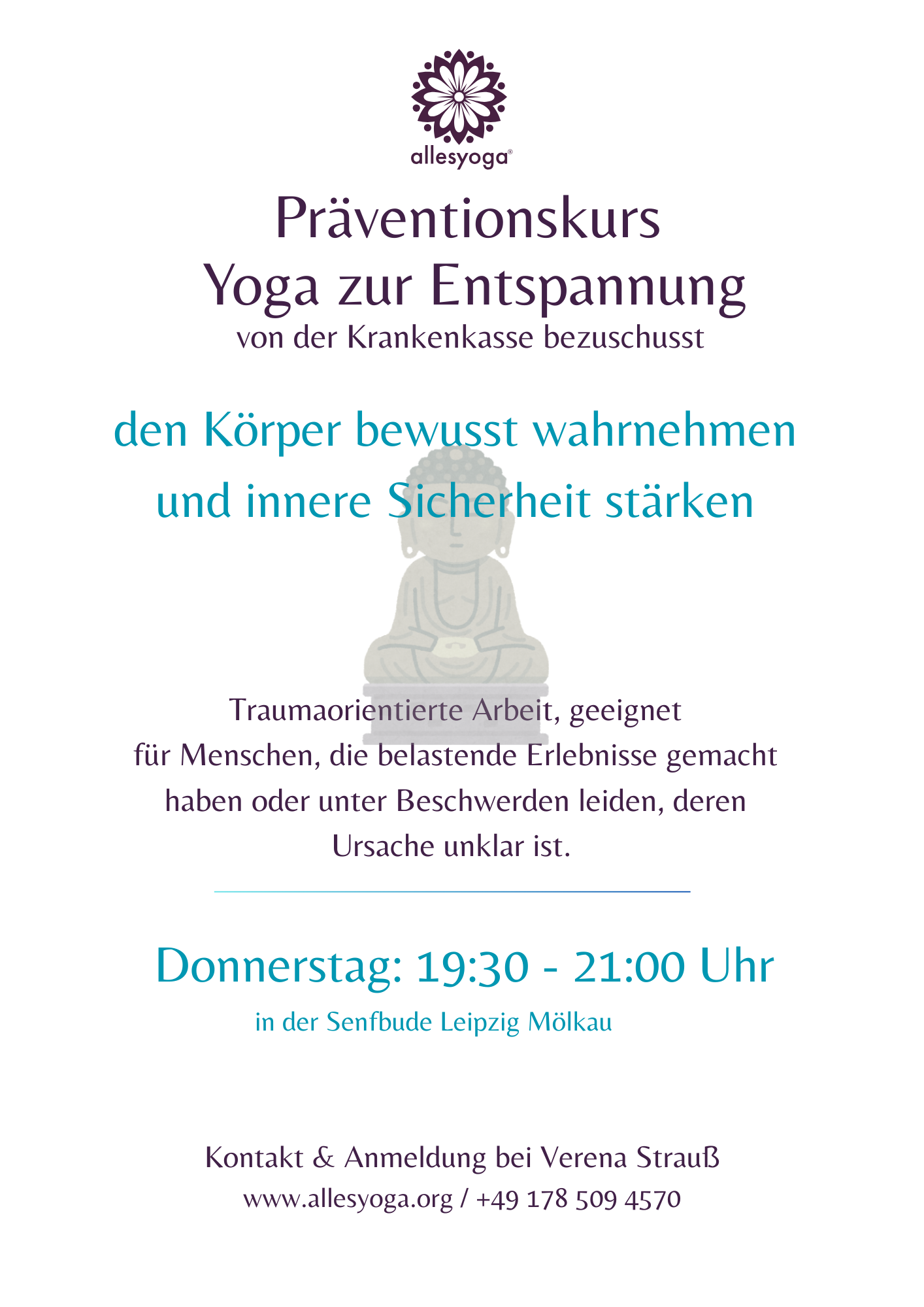 Traumaorientierter Yogakurs zur Stabilisierung im Alltag